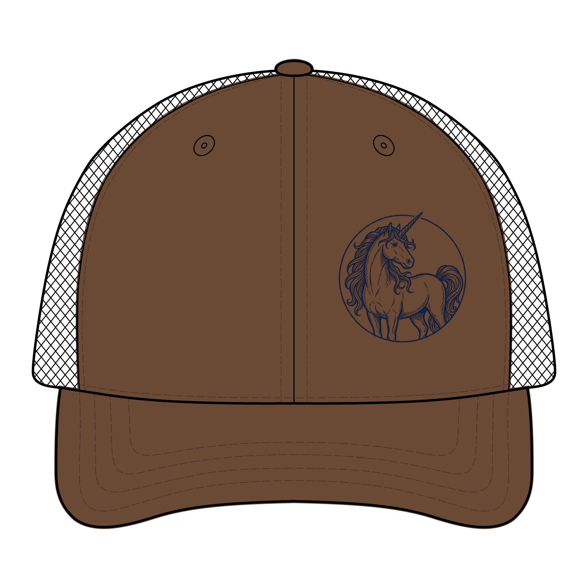 UNICORN POWERED Women's Modern Trucker Cap