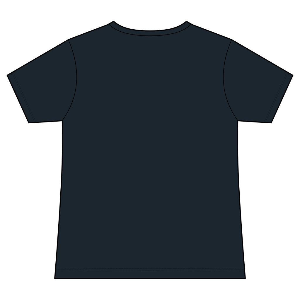 Unicorn Powered V-Neck Tee — Women's Fantasy Graphic Shirt