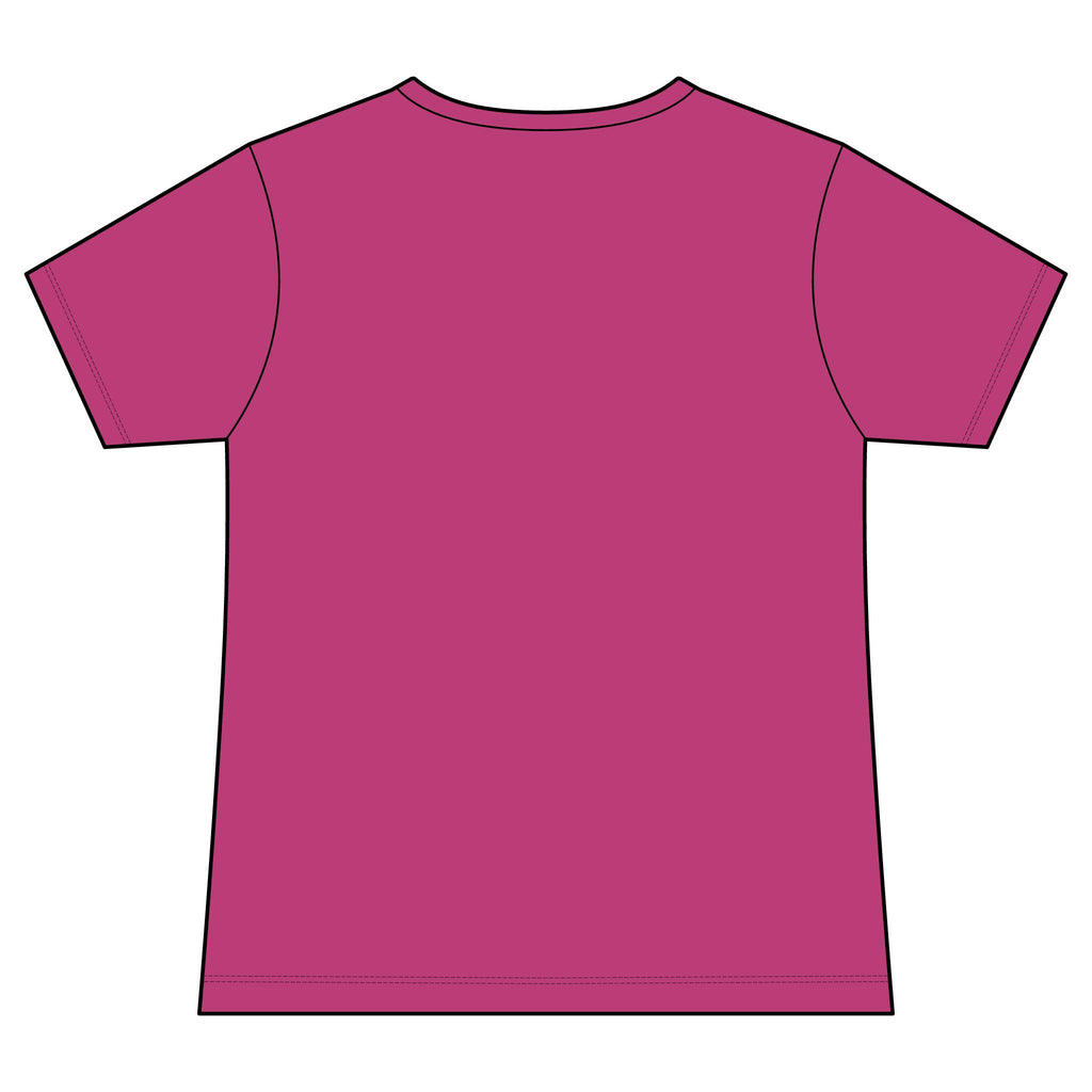 Unicorn Powered V-Neck Tee — Women's Fantasy Graphic Shirt