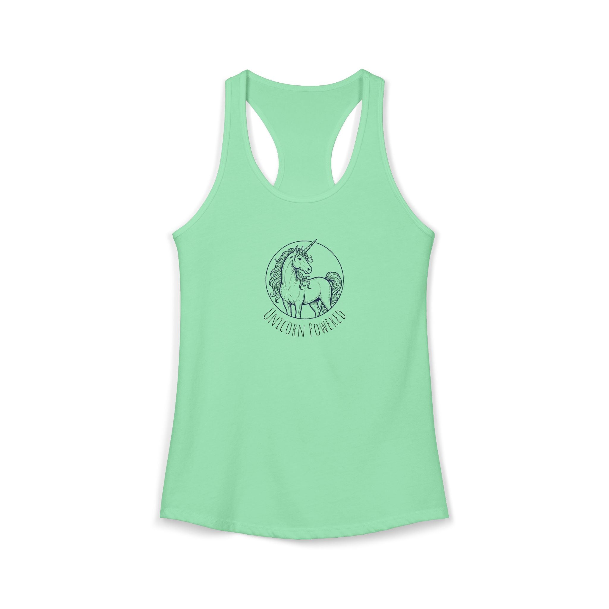 UNICORN POWERED, Women's, Racerback Tank