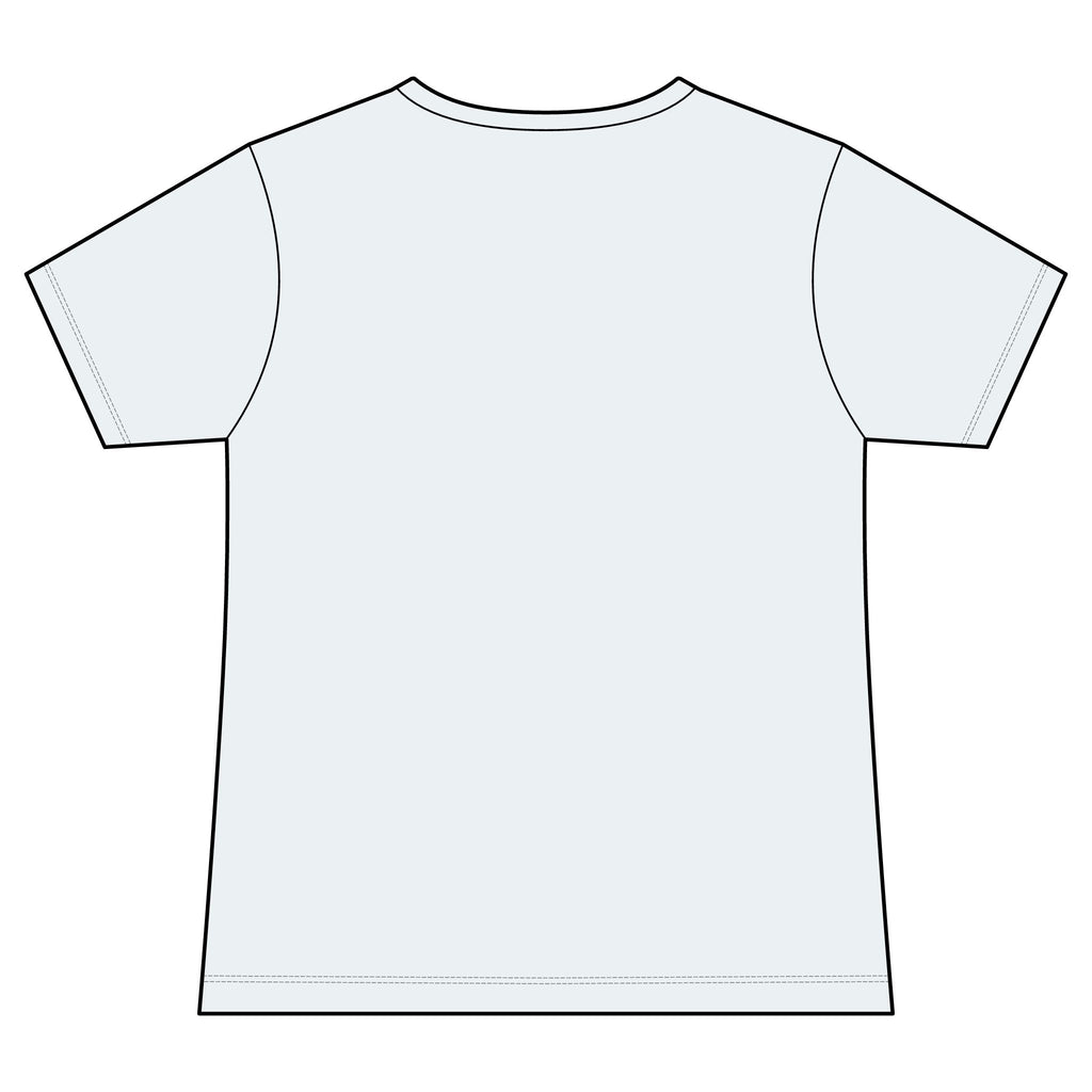 Unicorn Powered V-Neck Tee — Women's Fantasy Graphic Shirt