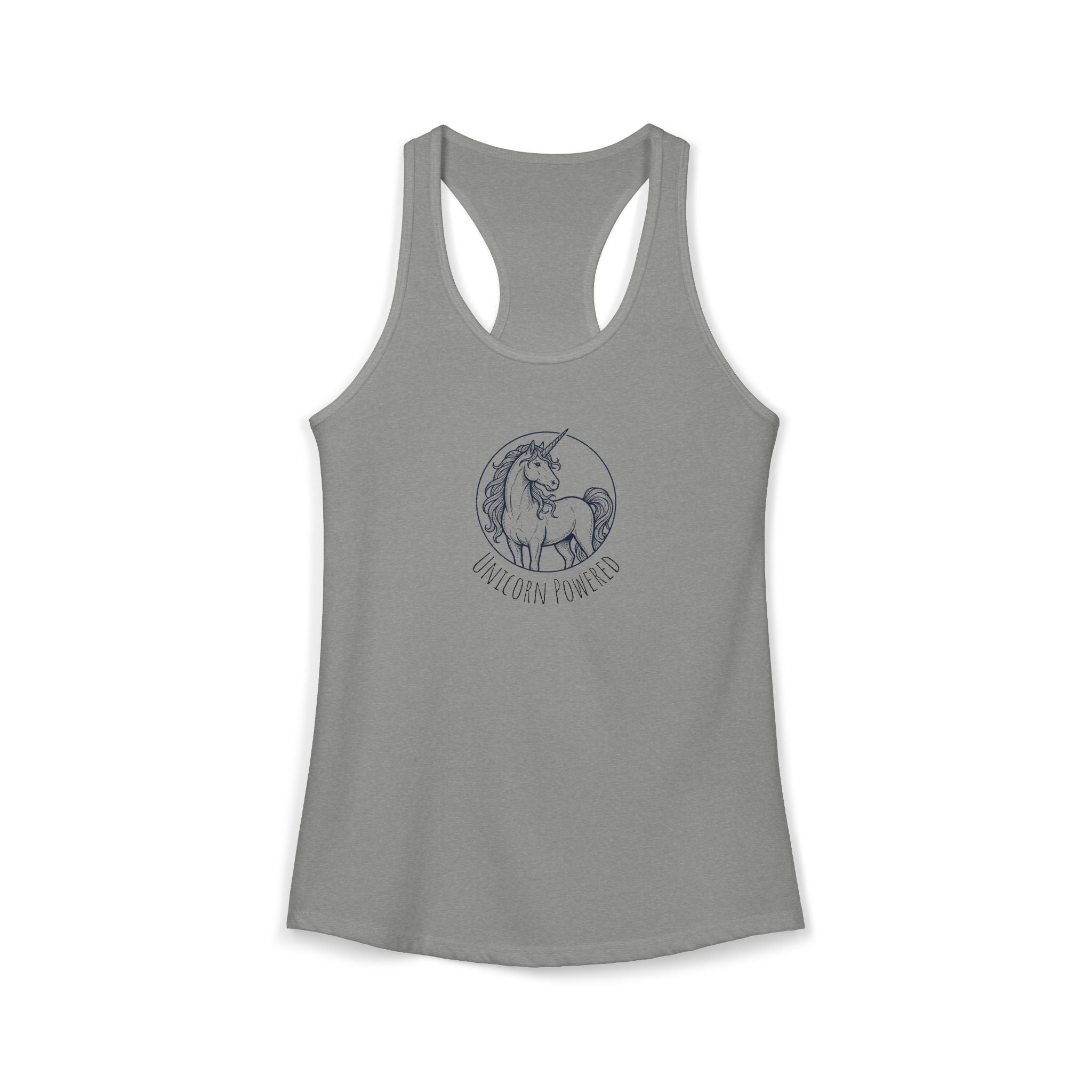 UNICORN POWERED, Women's, Racerback Tank
